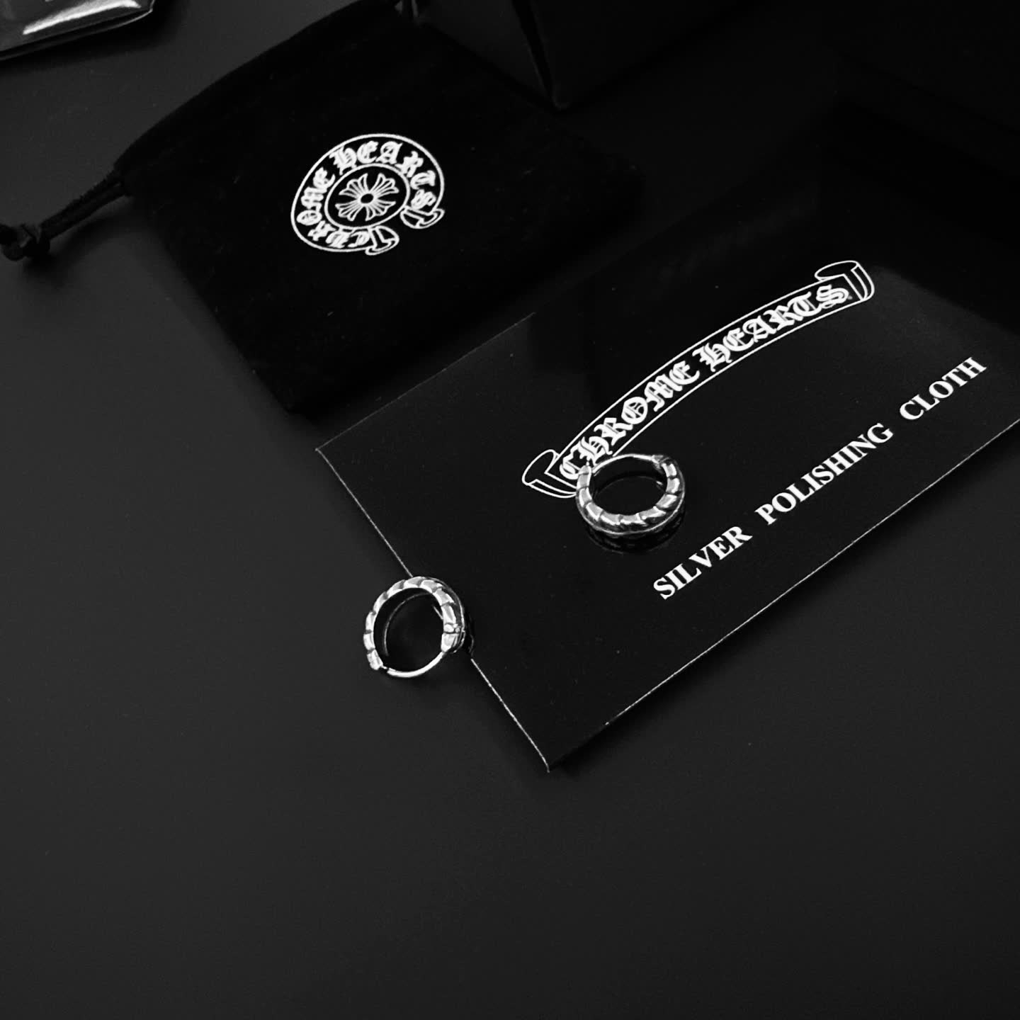 Chrome Hearts Chronicles of Eternity Hoop Earrings